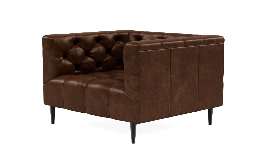 Ms. Chesterfield Leather Accent Chair by Apartment Therapy - Image 2