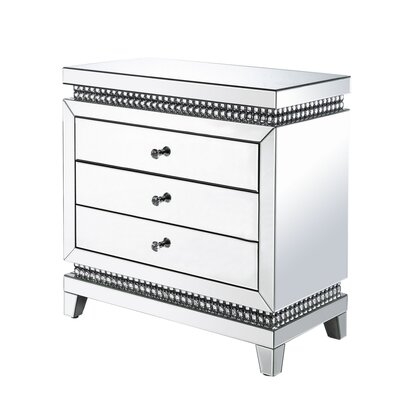 Rayle 6 Drawer Mirrored Accent Chest - Image 0