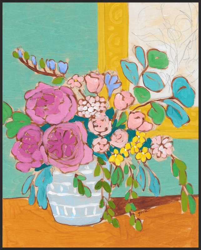 A Room for Flowers 3 by Jennifer Allevato for Artfully Walls - Image 0