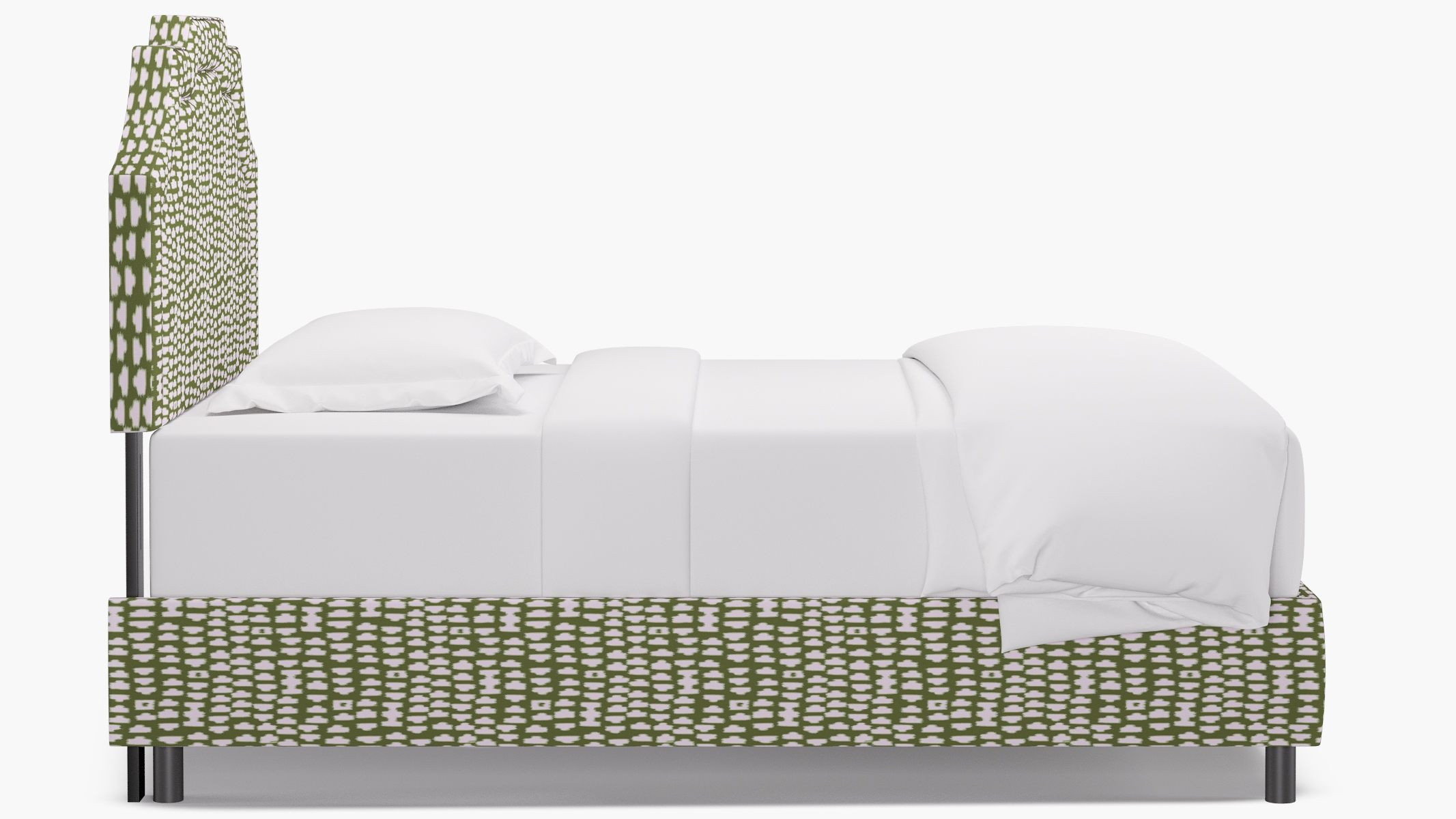 Art Deco Bed, Olive Odalisque, Full - Image 2