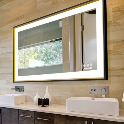 Wall-Mounted LED Bathroom Mirror - Image 0
