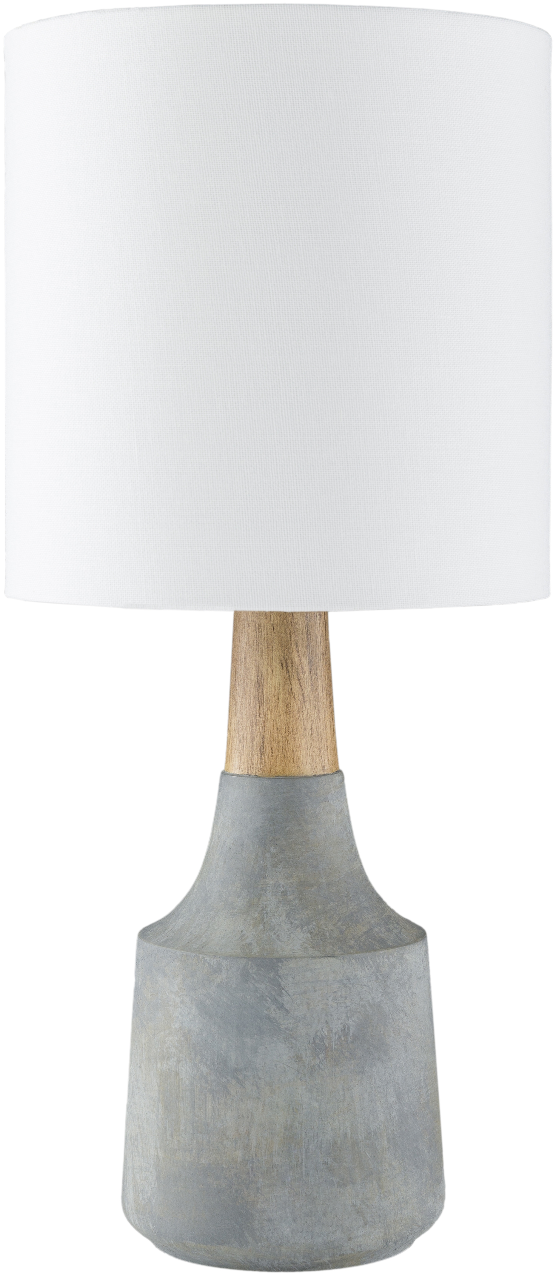 Kent Gray Painted 18"H x 8"W x 8"D Accent Table Lamp - Image 0