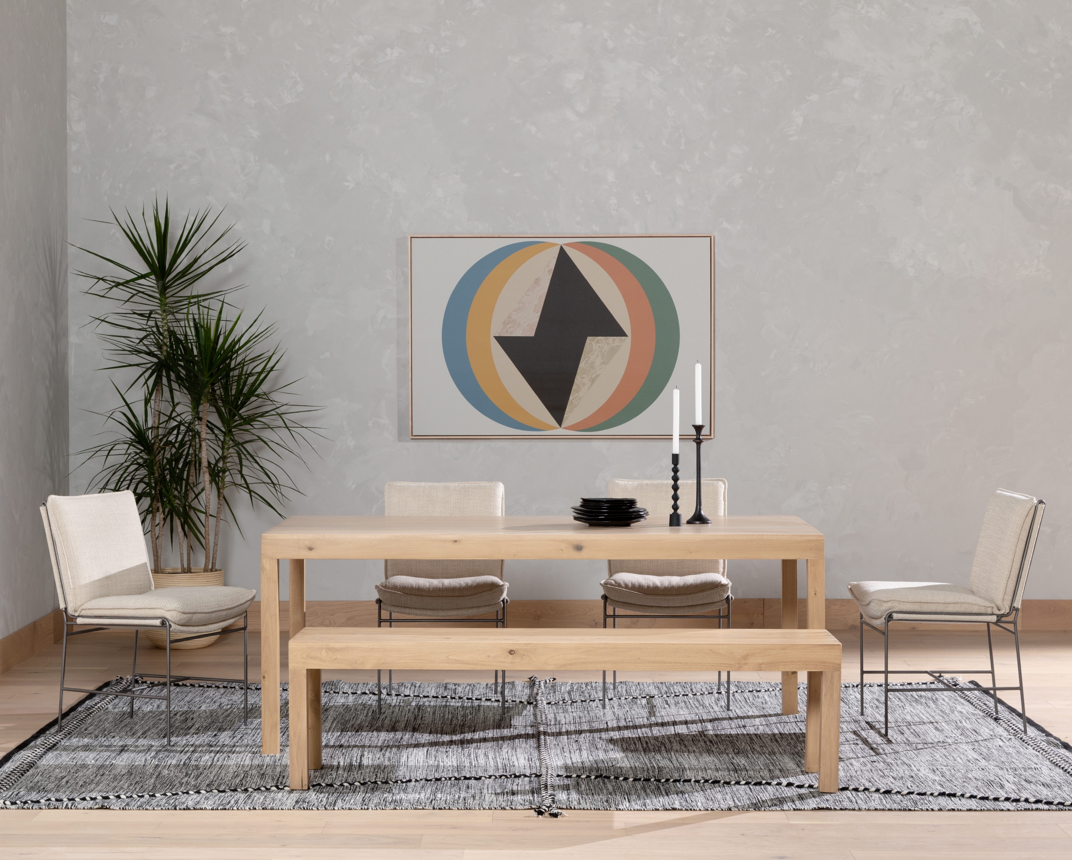 Isador Dining Table-Dry Wash Poplar - Image 13