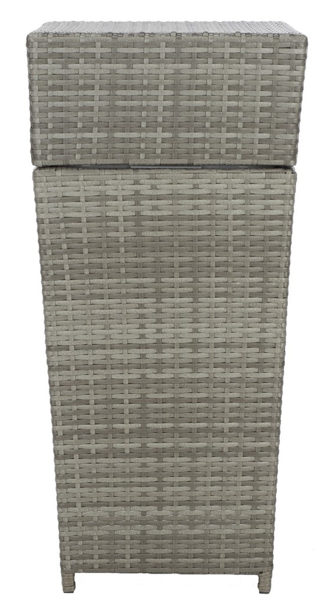 Mazeli Trash Bin - Grey - Safavieh - Image 7