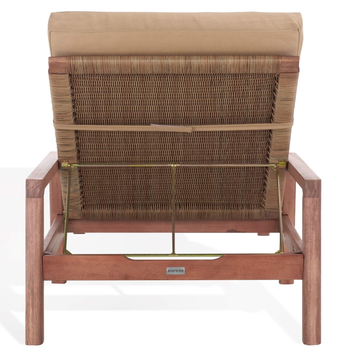Donnamaria Wicker Sun Lounger - Natural/Brown - Image 7