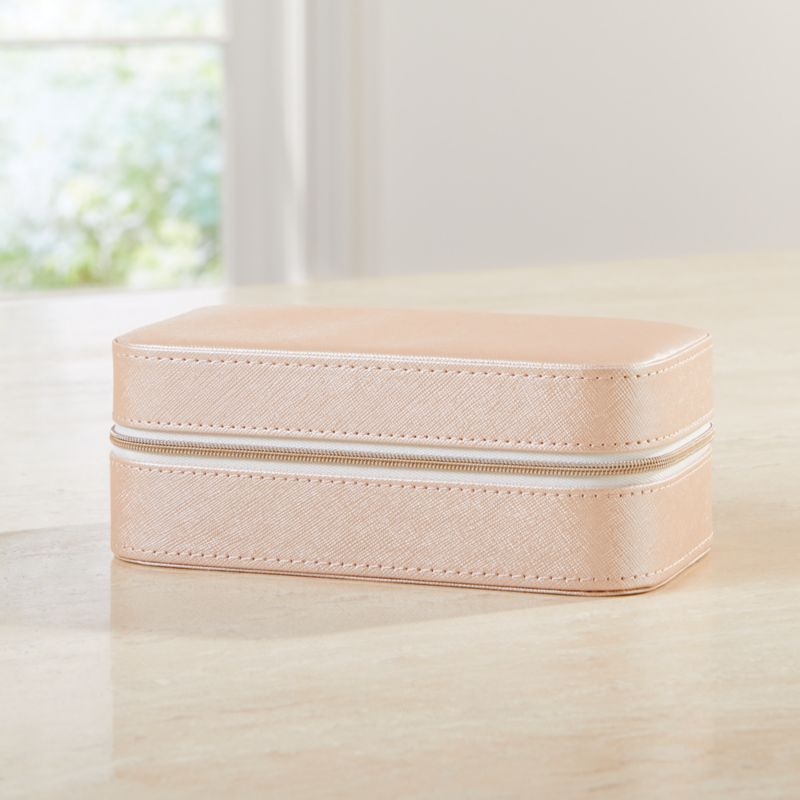 Agency Small Pale Pink Jewelry Box - Image 1