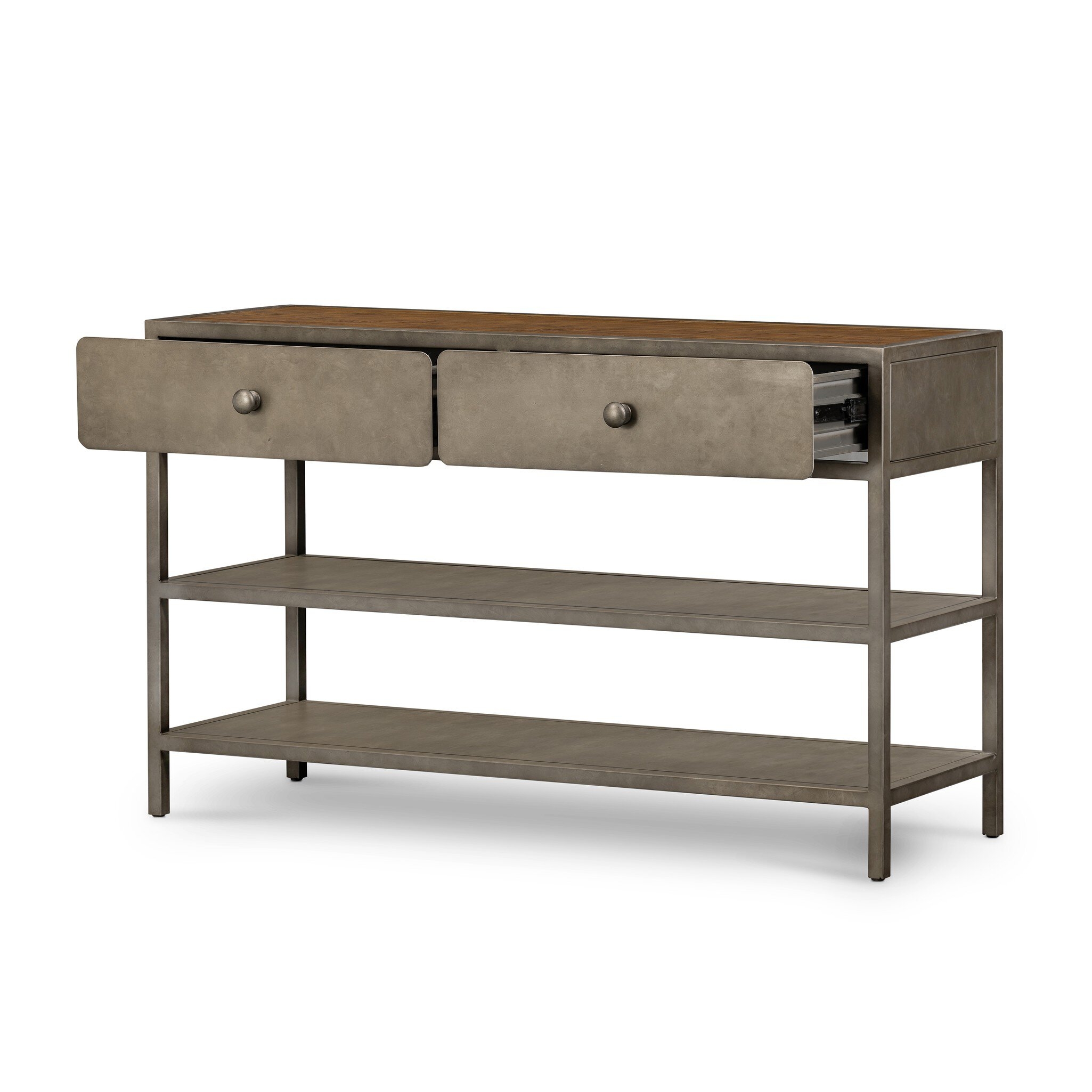 Rustic Reclaimed Console Table - Reclaimed Natural - Image 3