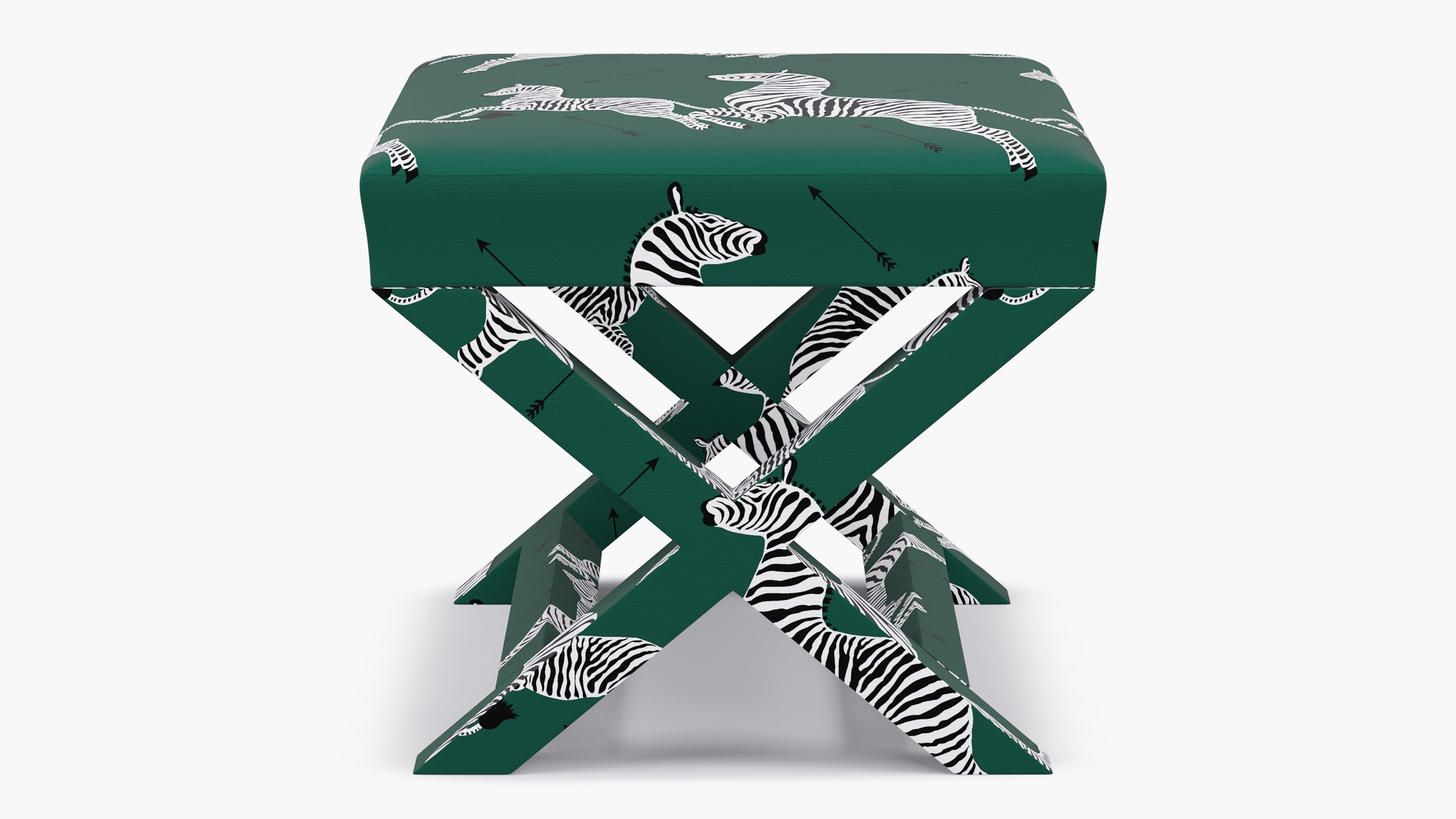 X Bench, Emerald Zebra - Image 0