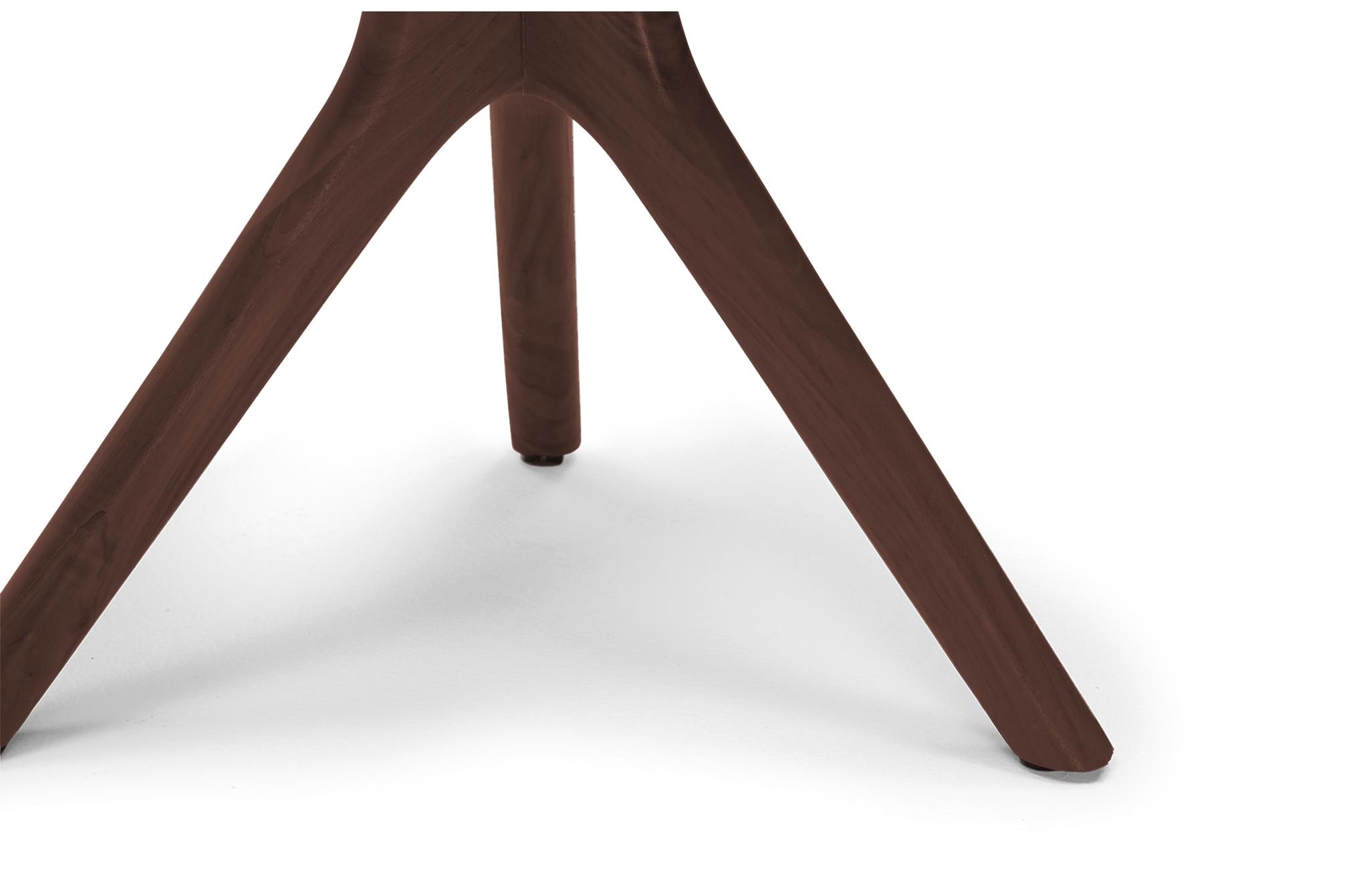 Tolson Mid Century Modern (Wood Top) End Table - Walnut - Image 3