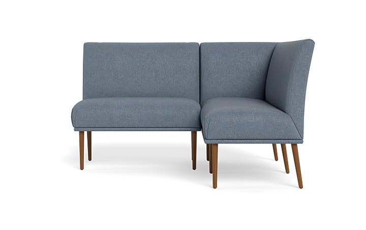 Dorian Upholstered Petite Right Banquette with Tufting Option - Image 0