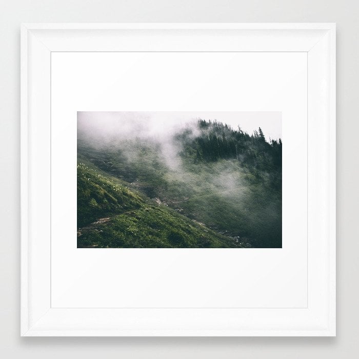 Happy Trails Viii Framed Art Print by Hannah Kemp - Scoop White - X-Small-12x12 - Image 0
