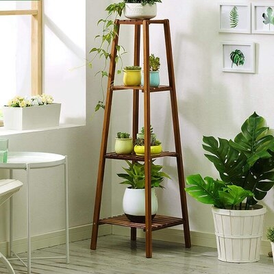 Rectangular Corner Plant Stand - Image 0