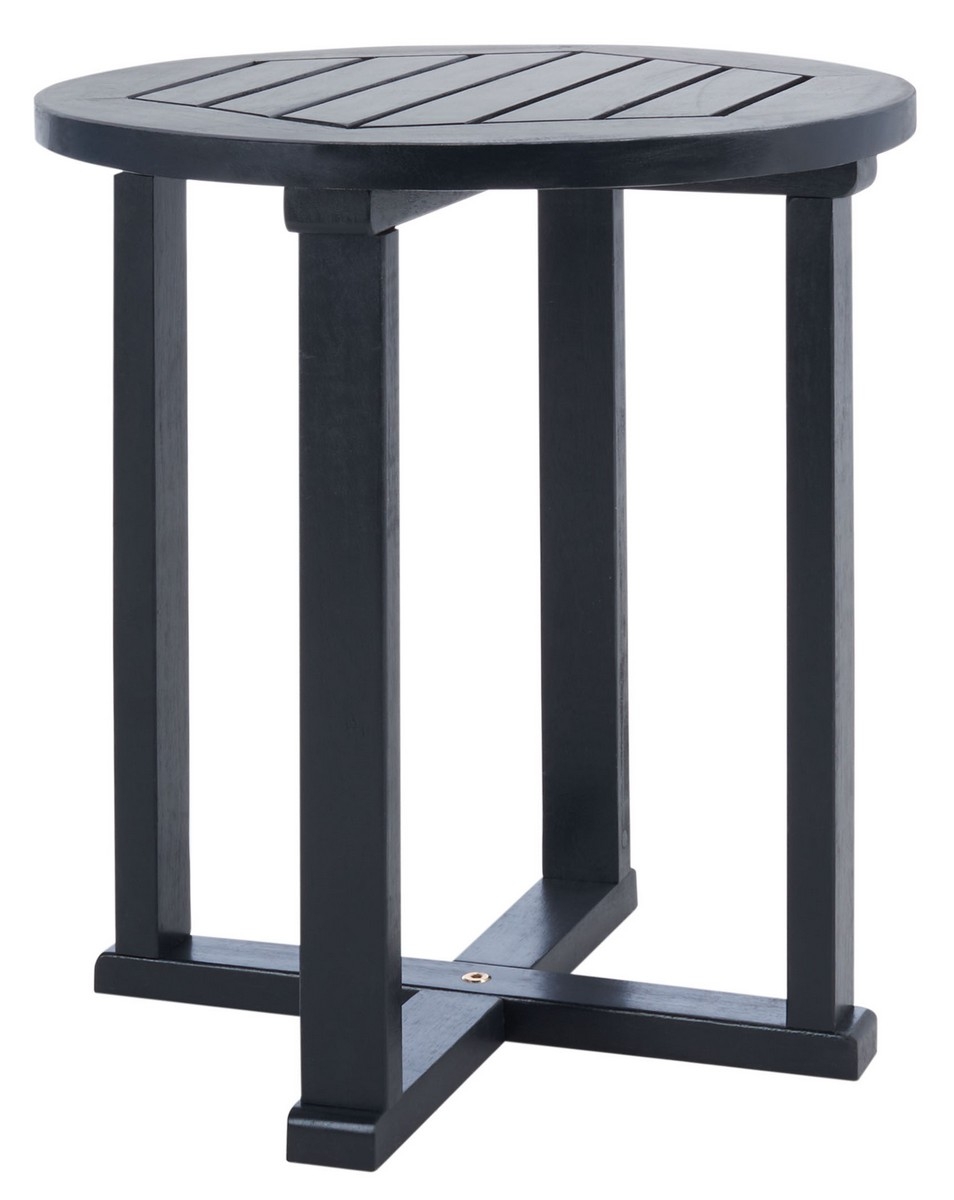 Kobina 5 Pc Outdoor Living Set - Black/Black - Safavieh - Image 8