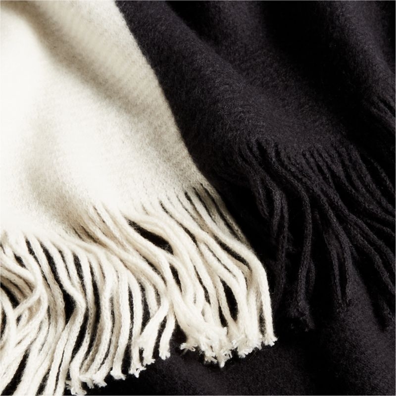 Tepi 70"x55" Black Throw Blanket - Image 2