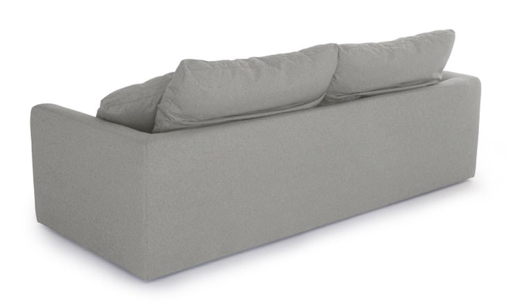 Gray Bryant Mid Century Modern Sofa - Sunbrella Premier Fog - Image 4