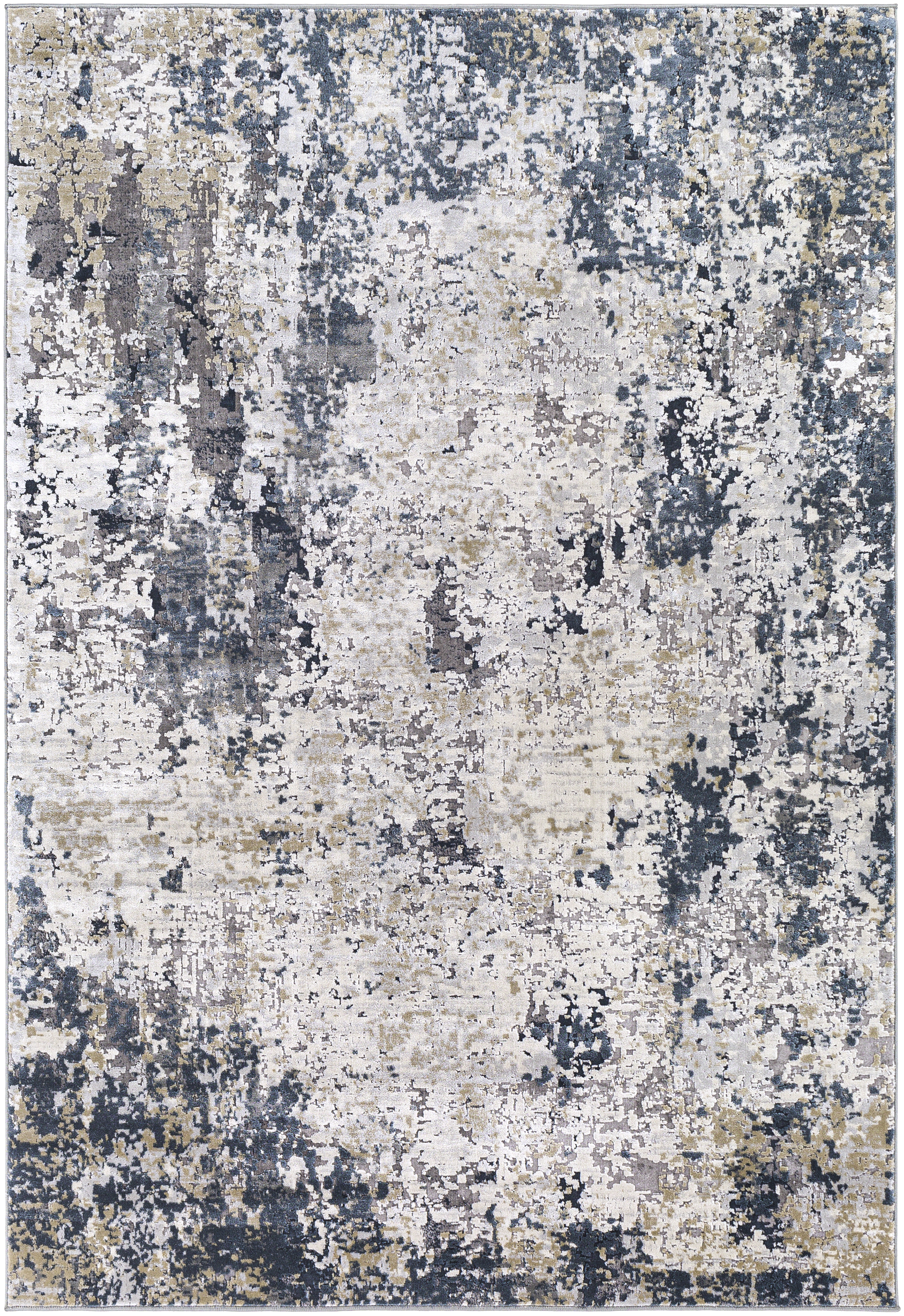 Norland Gray Indoor 5' x 7'3" Machine Woven Rug - Image 0