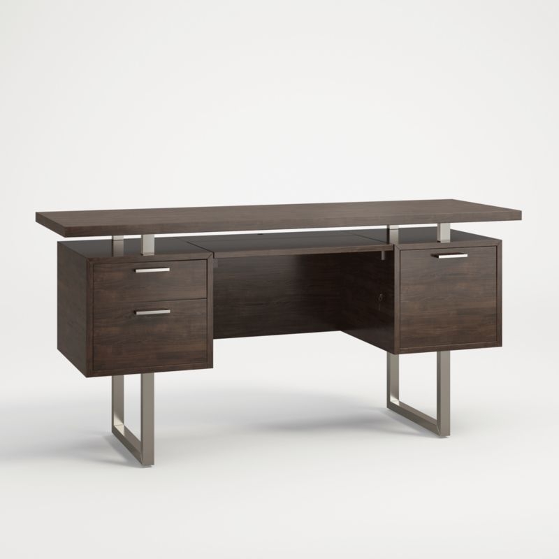 Clybourn Charcoal Cherry Desk - Image 1