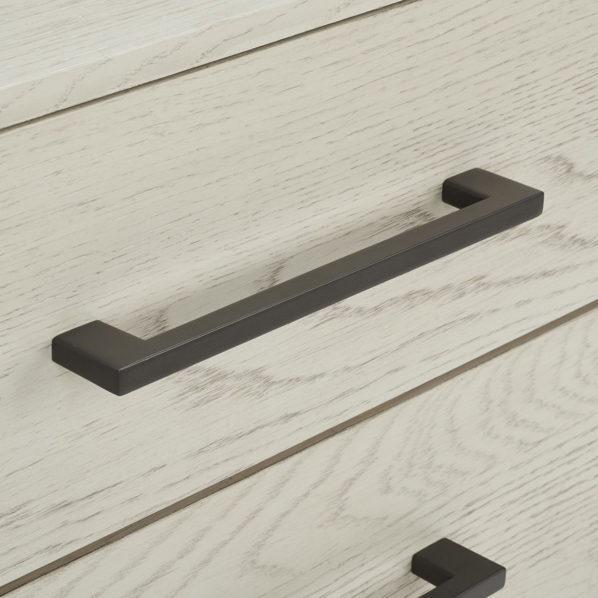 Mallory 3 Drawer Nightstand - White Wash - Image 3