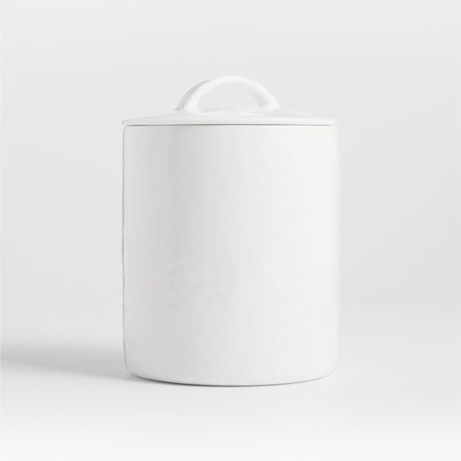 Mercer White Porcelain Medium Canister - Image 0