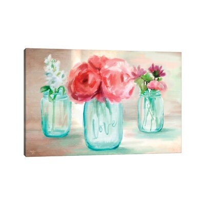 Floral Trio by Mollie B. - Wrapped Canvas - Image 0
