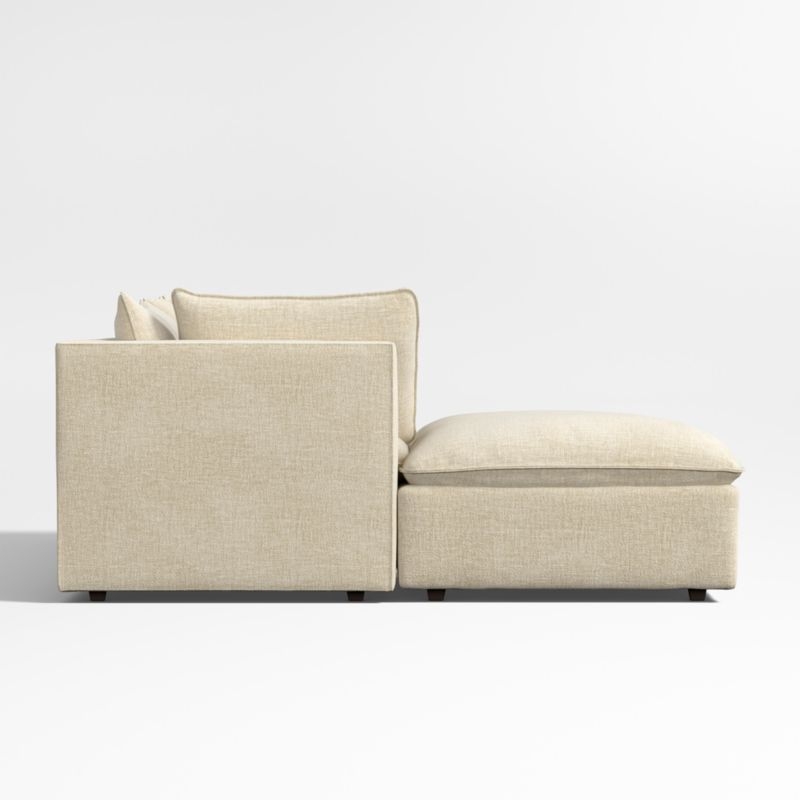 Lotus Deep Modular 4-Piece Reversible Sectional Sofa with Ottoman - Image 5