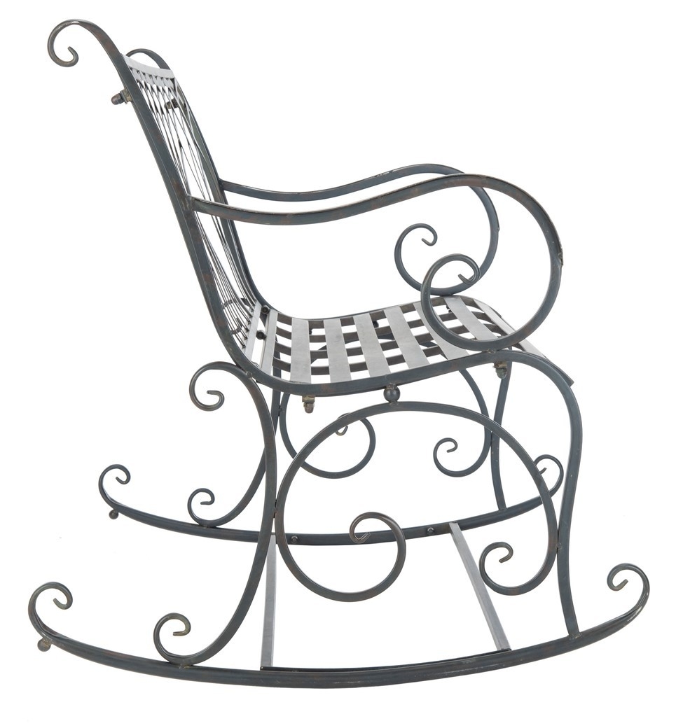 Ressi Rock Bench - Black Rust - Safavieh - Image 6