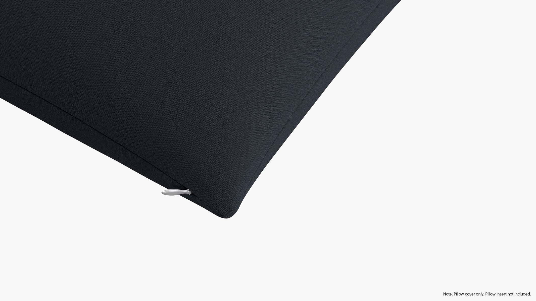 Throw Pillow Cover 26", Navy Everyday Linen, 26" x 26" - Image 1