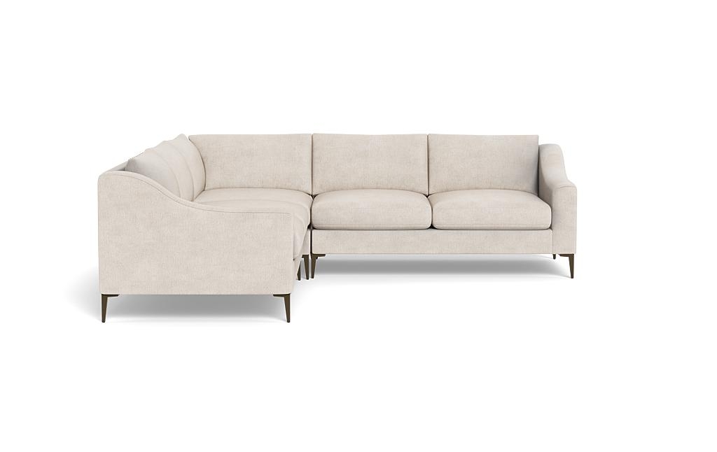 Saylor Slope Arm Corner 4-Seat Sectional Sofa - Image 0