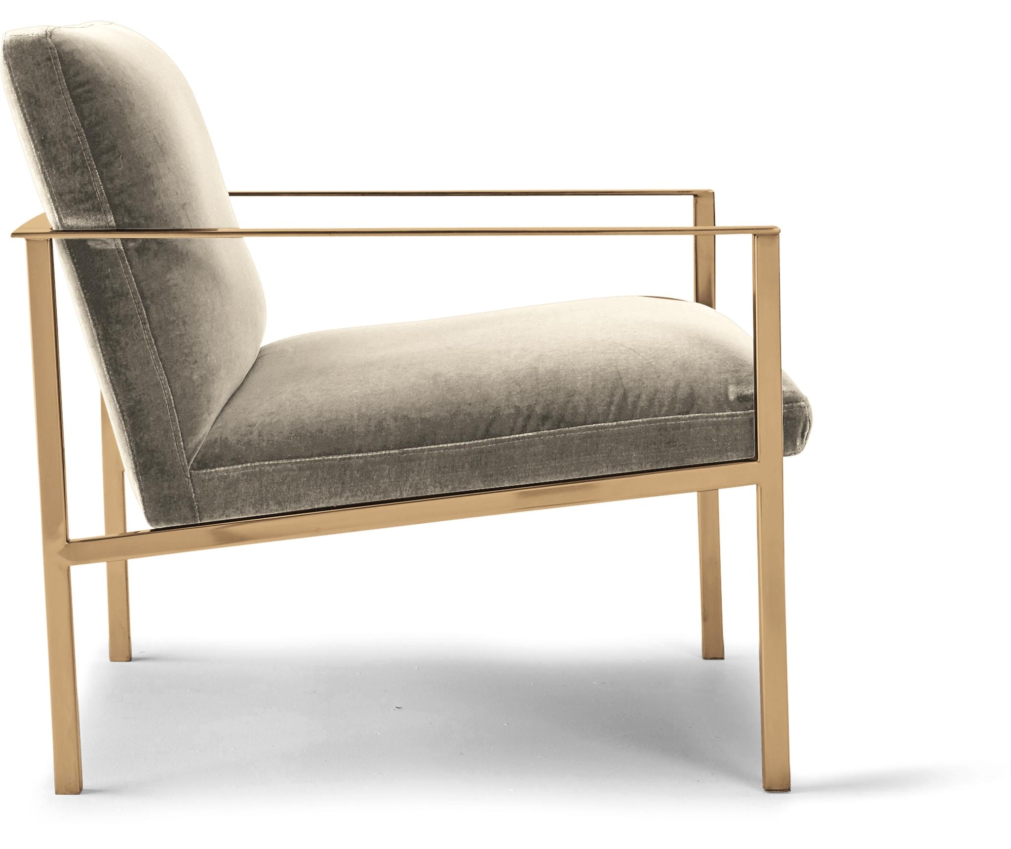 Beige/White Orla Mid Century Modern Accent Chair - Cody Sandstone - Image 2