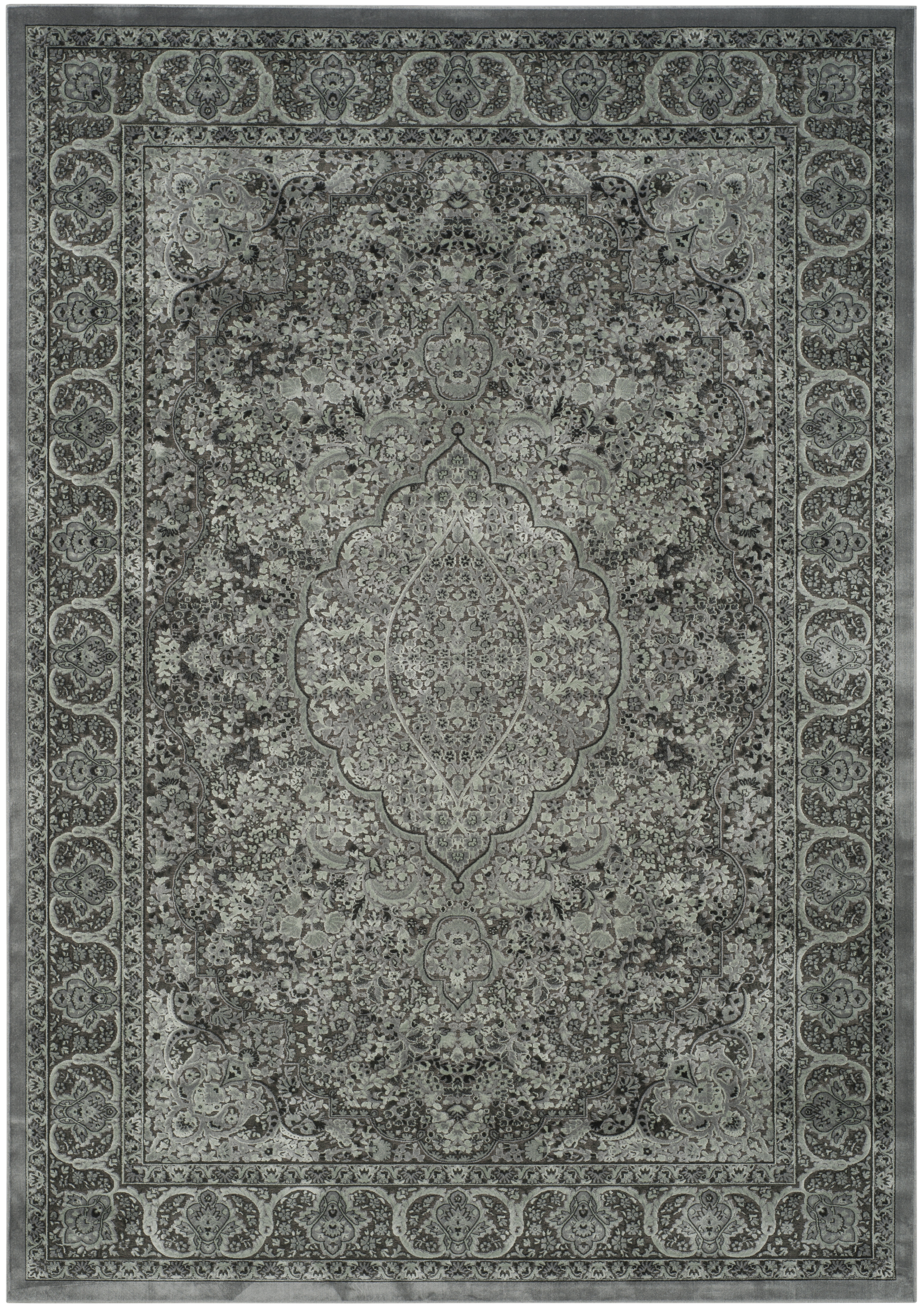 Arlo Home Woven Area Rug, PAR169-2730, Light Grey/Anthracite,  8' X 11' 2" - Image 0