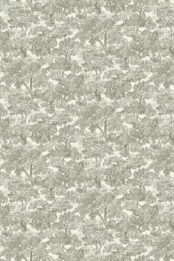 Spinney Toile Floral Wallpaper - Image 0