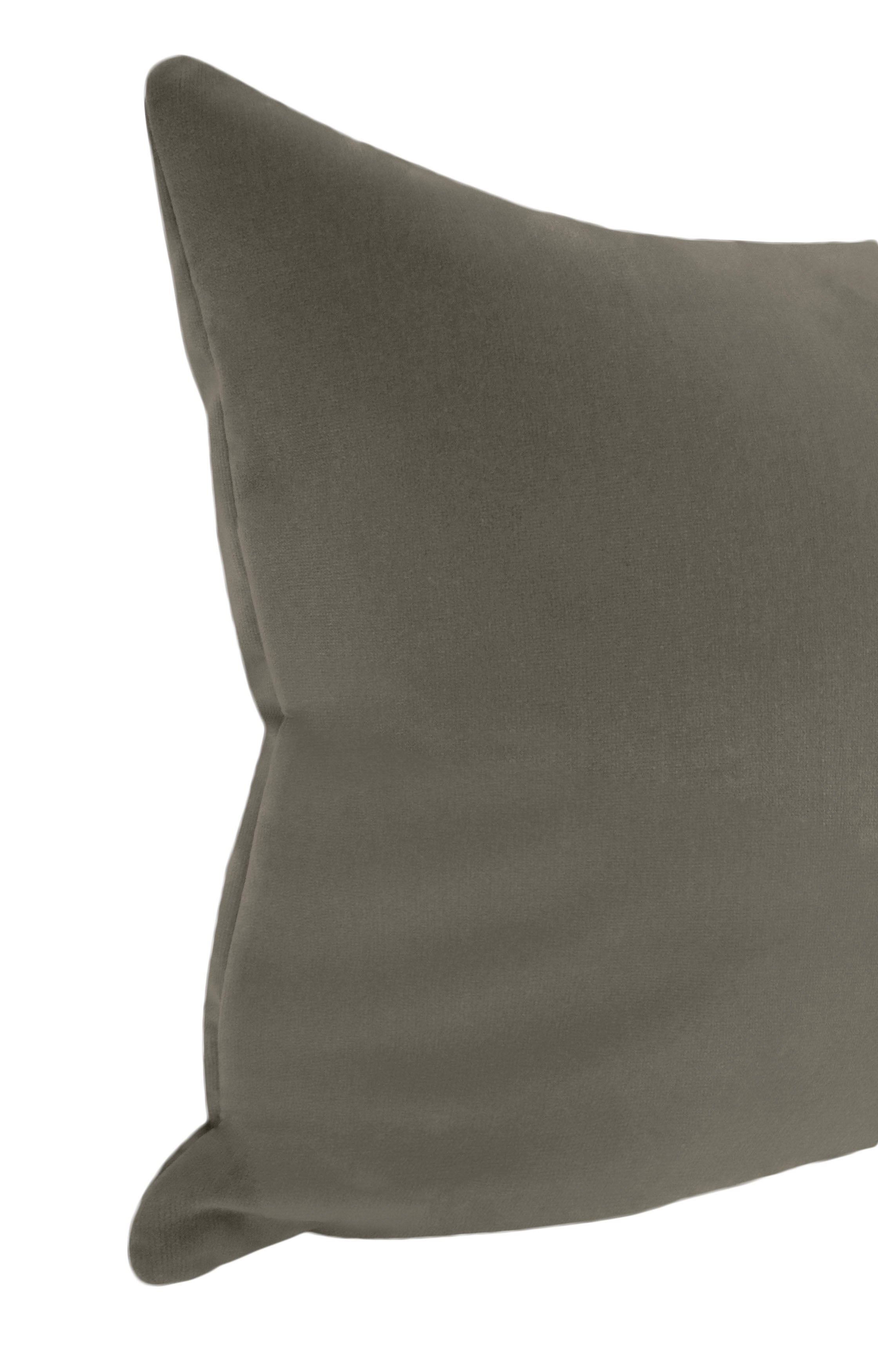 THE XL LUMBAR :: STUDIO VELVET // GREY - BY THE YARD - Image 3