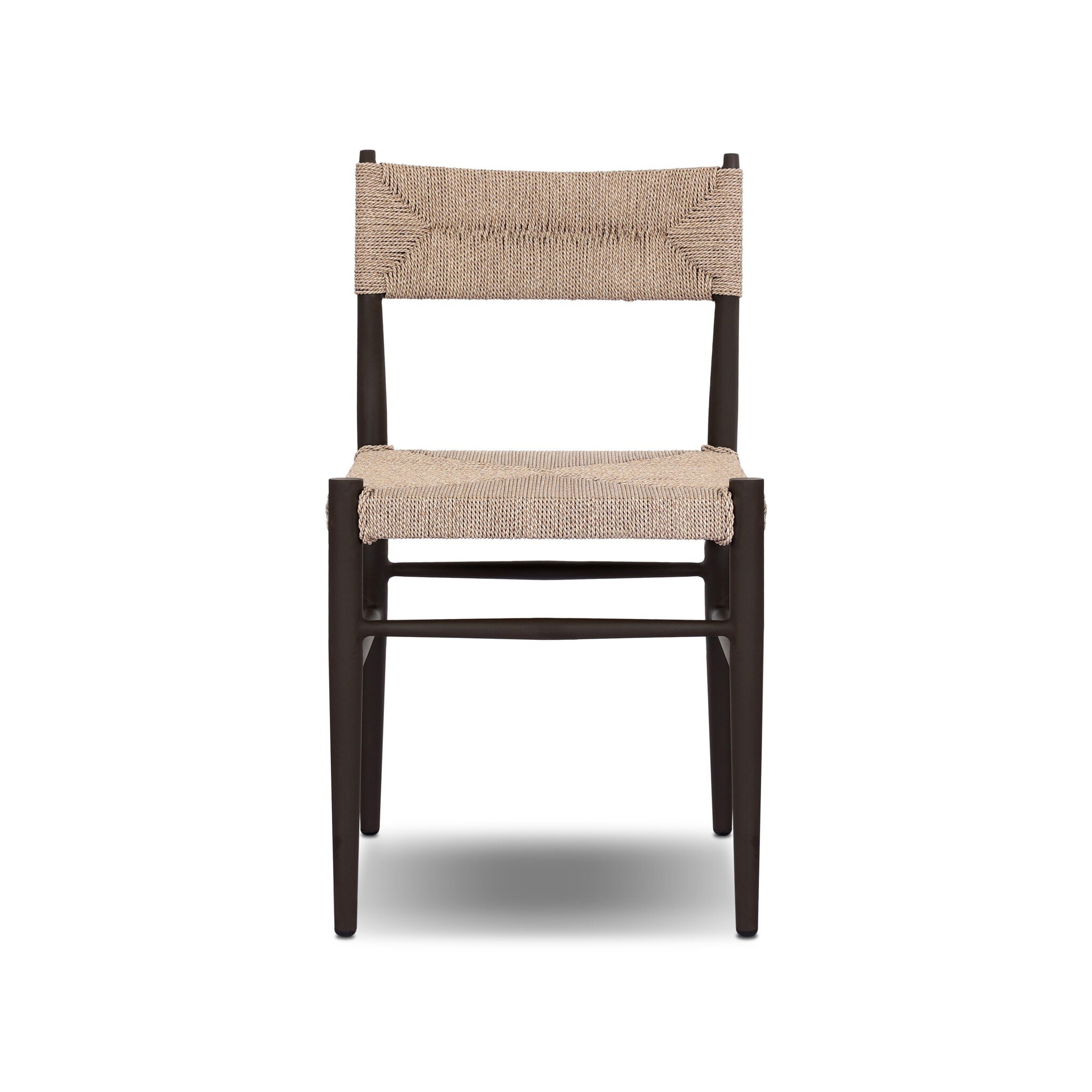 Lomas Outdoor Metal Dining Chair - Textured Dune - Image 0