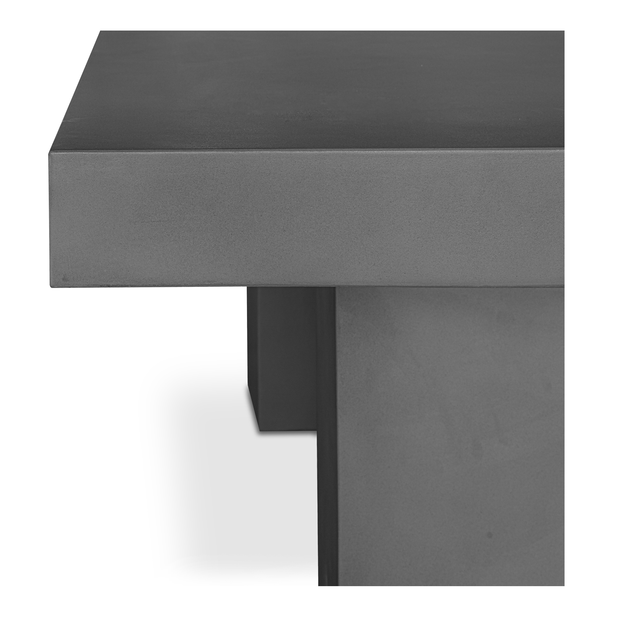 Antonius Outdoor Dining Table Dark Grey - Image 4