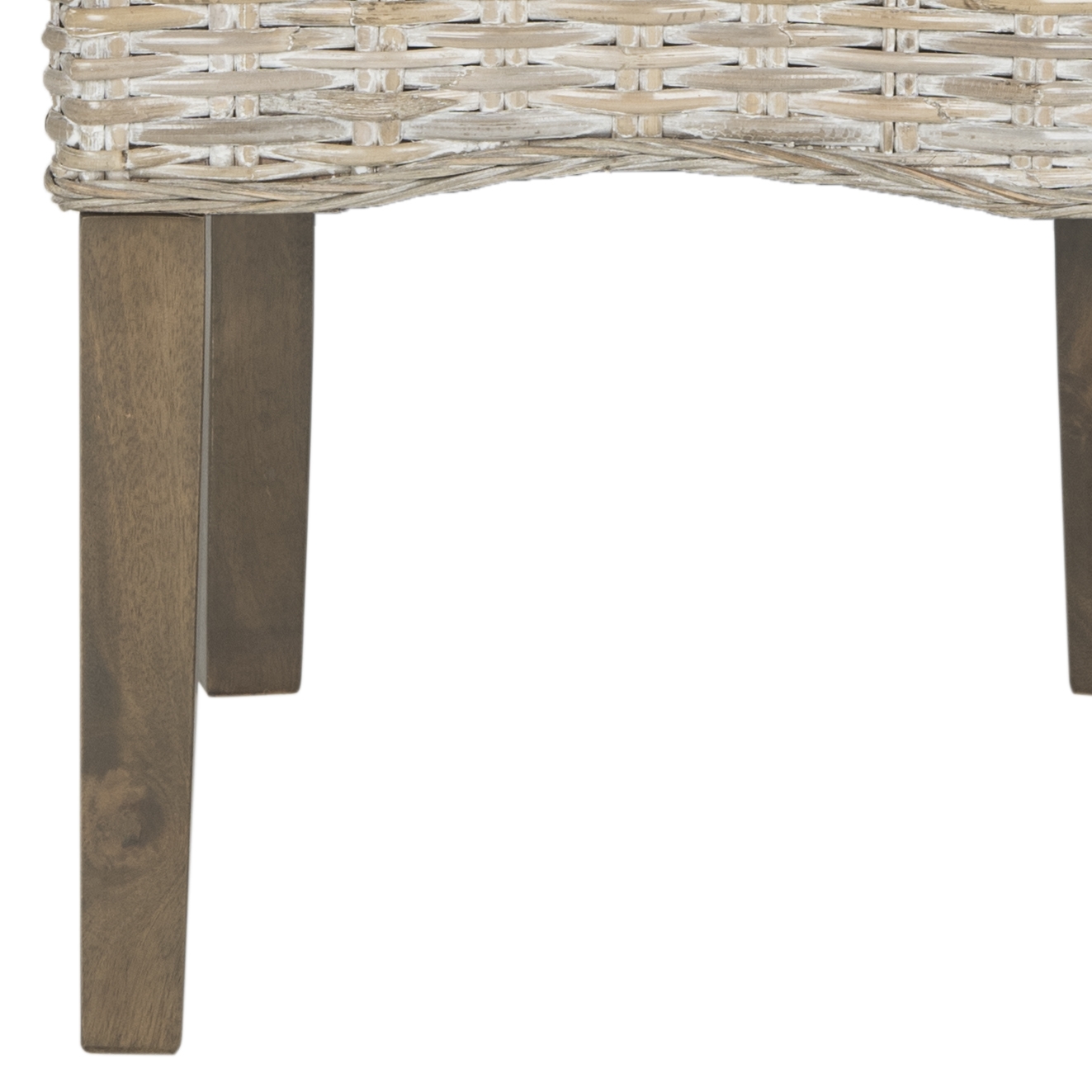 Ozias 19''H Wicker Dining Chair - White Wash - Arlo Home - Image 6