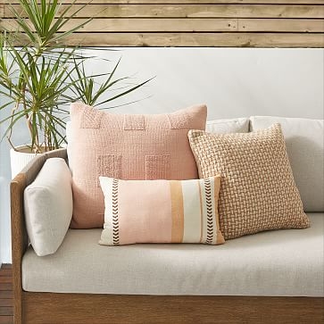 Two Tone Tufted Indoor/Outdoor Pillow Set - Image 0