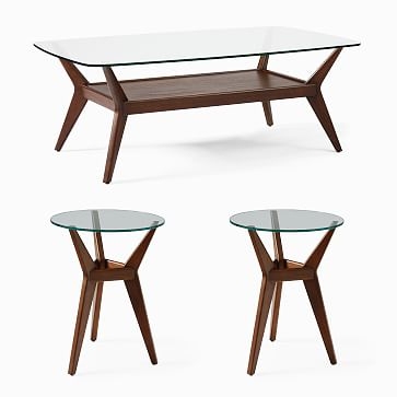 Jensen Coffee Table & 2 Side Tables Set - Image 0