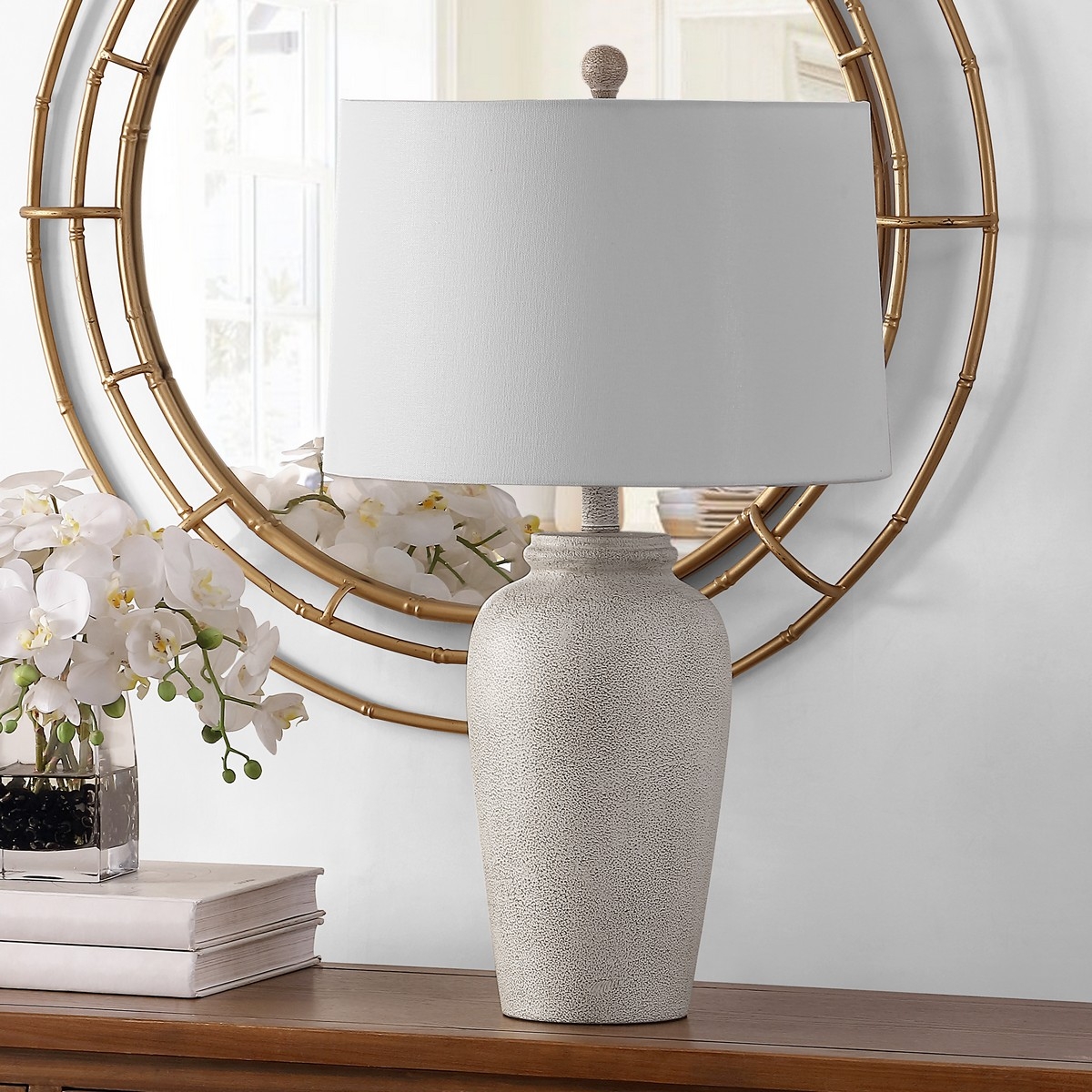 Sabrin 26" Table Lamp - Cream - Safavieh - Image 2