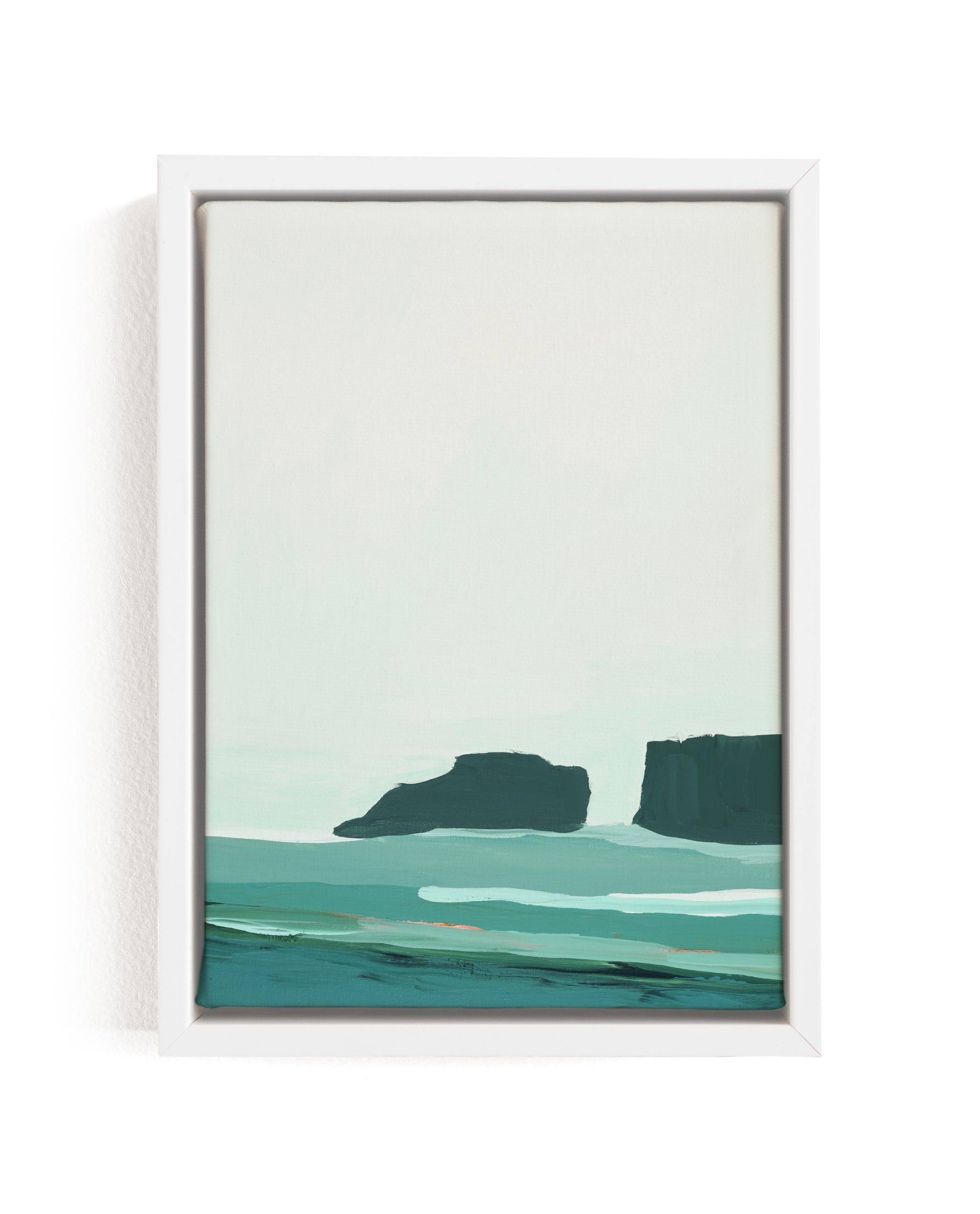Abstract Pacific Seascape Diptych 1 Limited Edition Fine Art Print 1 - Image 0
