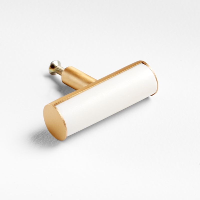 Mason Marble Hardware 4" Brass Bar Pull - Image 6