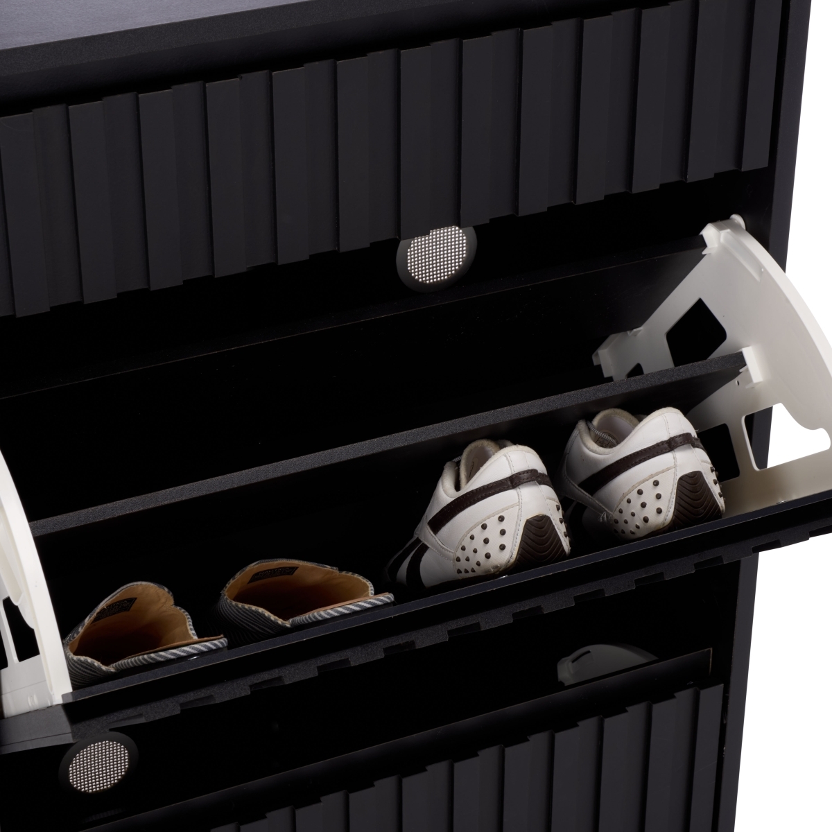 Sohan Shoe Rack - Black - Safavieh - Image 3