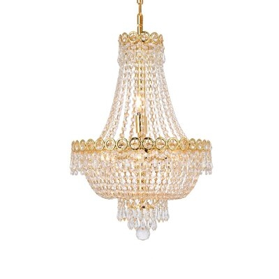 Jessenia 8 - Light Unique / Statement Empire Chandelier with Crystal Accents - Image 0
