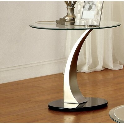 Fouts Pedestal End Table - Image 0