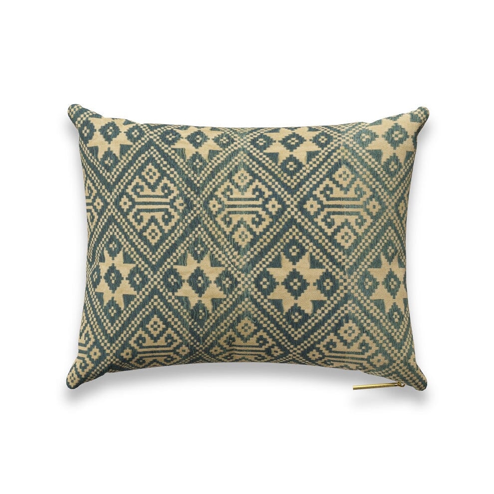 Star Muong Pillow by St. Frank | Green | 16" W x 12" H | Linen - Image 0