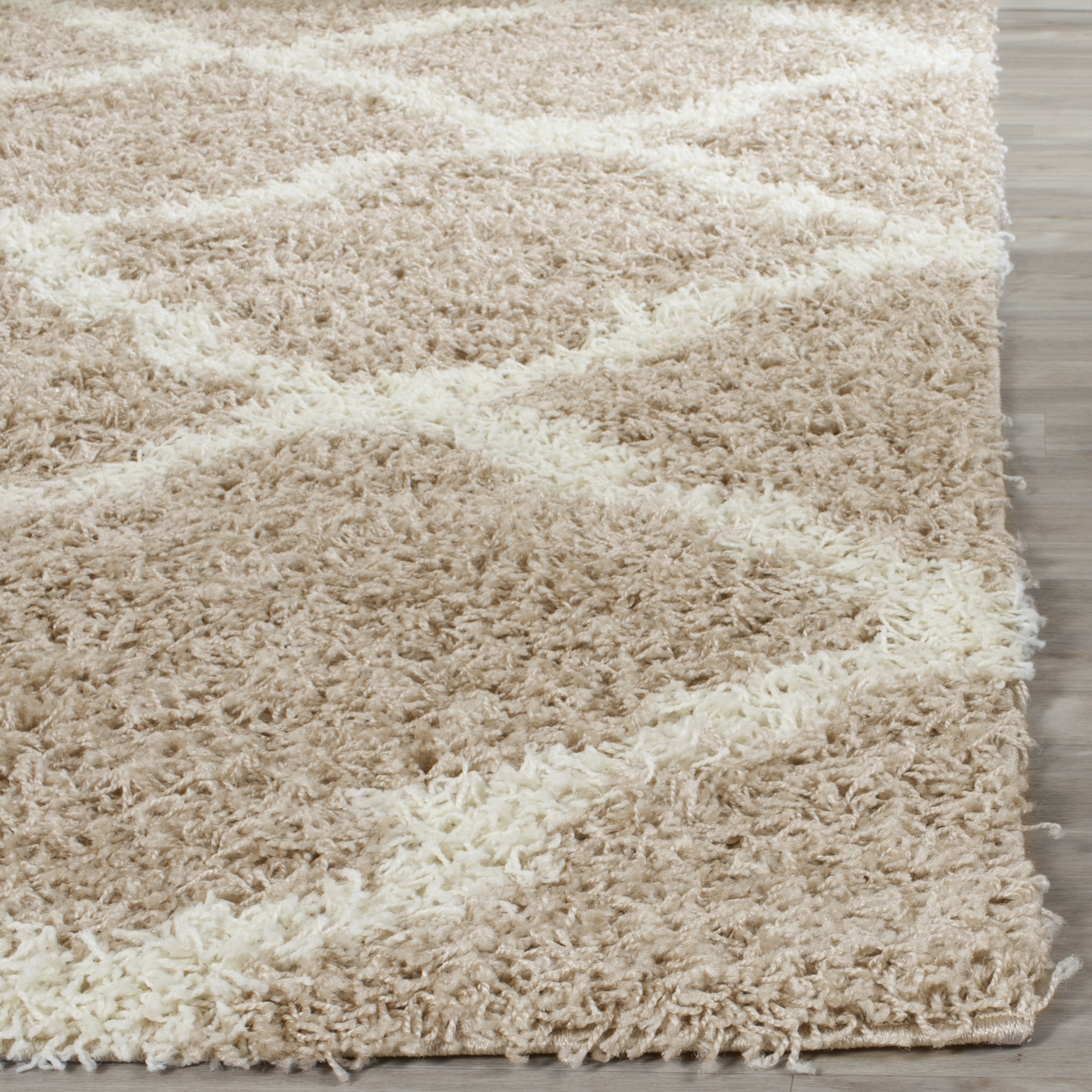 Arlo Home Woven Area Rug, SGD257D, Beige/Ivory,  6' X 6' Square - Image 2