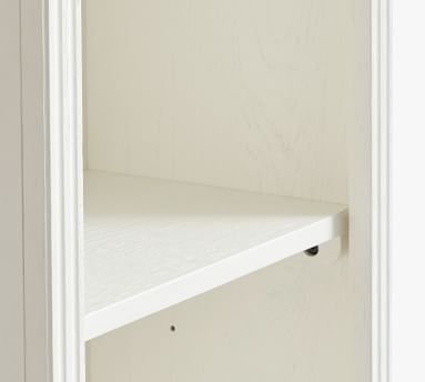 Livingston 17.5" x 80" Narrow Bookcase, Montauk White - Image 2