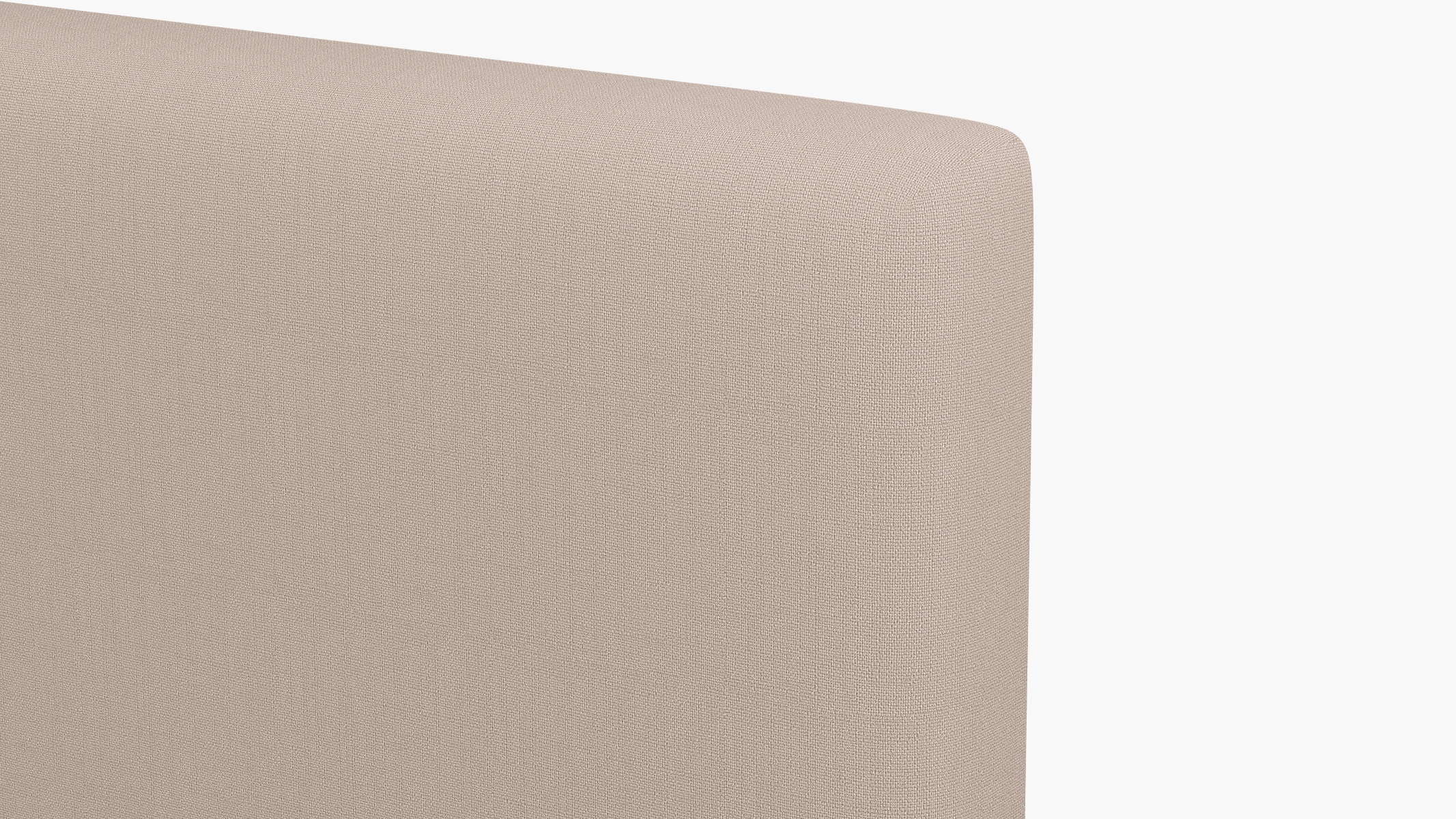 Square Back Headboard, Husk Everyday Linen, Full - Image 2