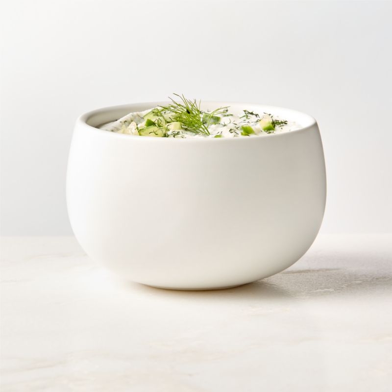 Mori Matte White Dip Bowl - Image 4