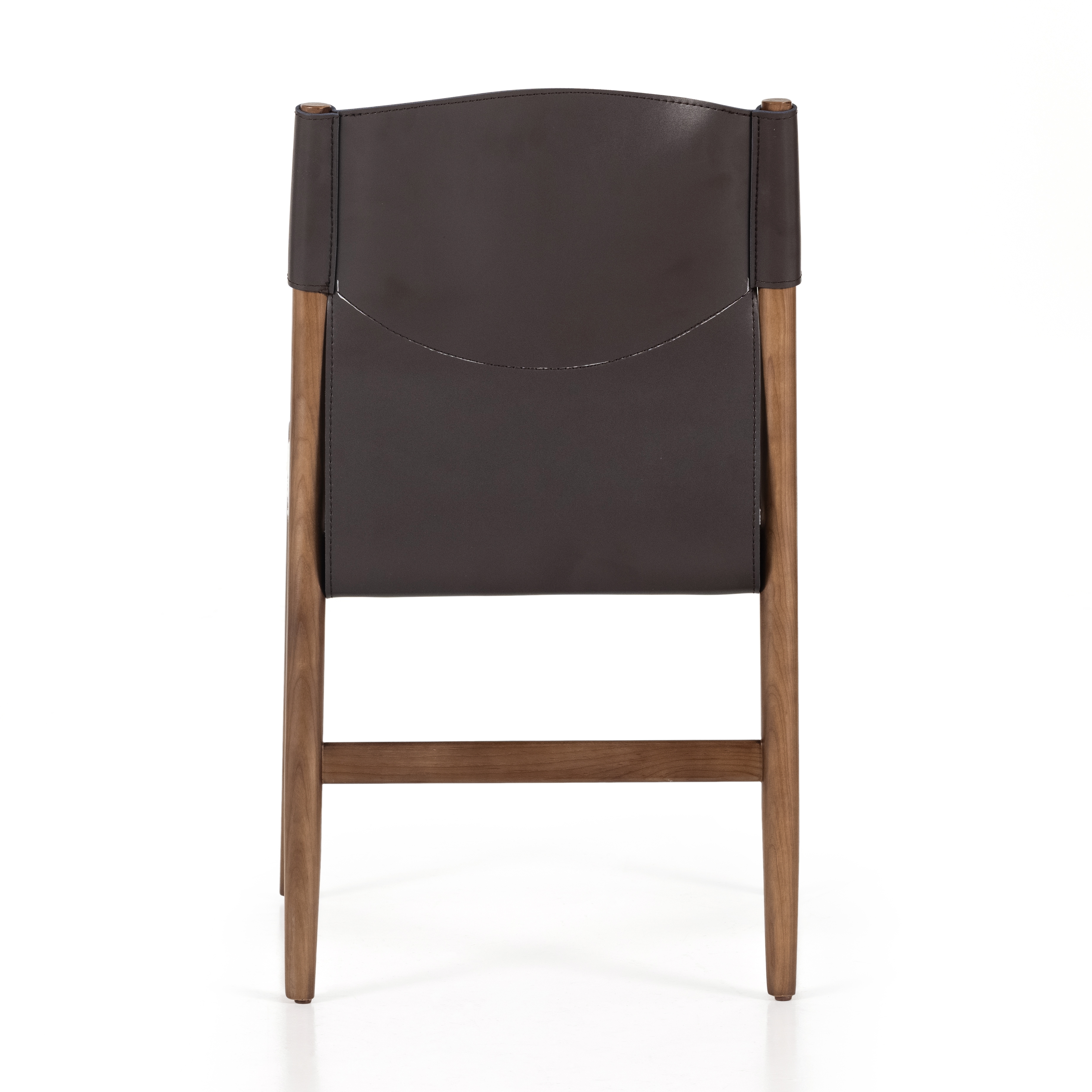 Lulu Armless Dining Chair-Espresso Lthr - Image 6