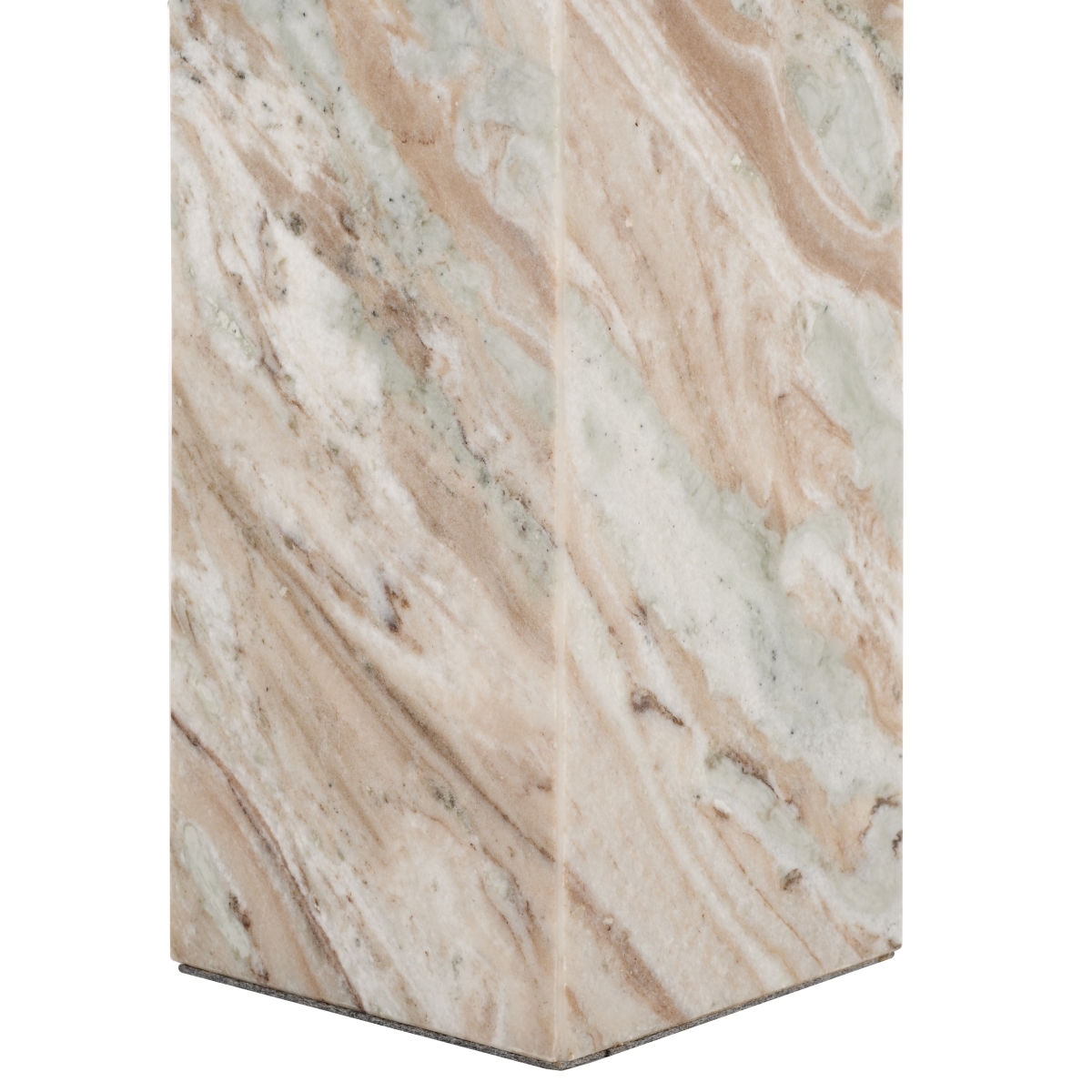 Catayana Marble Coffee Table - White/Brown - Image 4